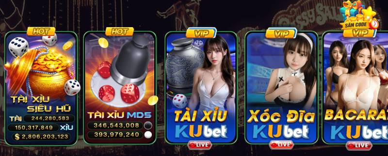 Đa dạng trò chơi cá cược đỉnh cao tại Xocdia88