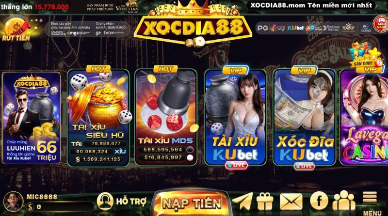 Hệ thống giấy phép và thông tin minh bạch của Xocdia88