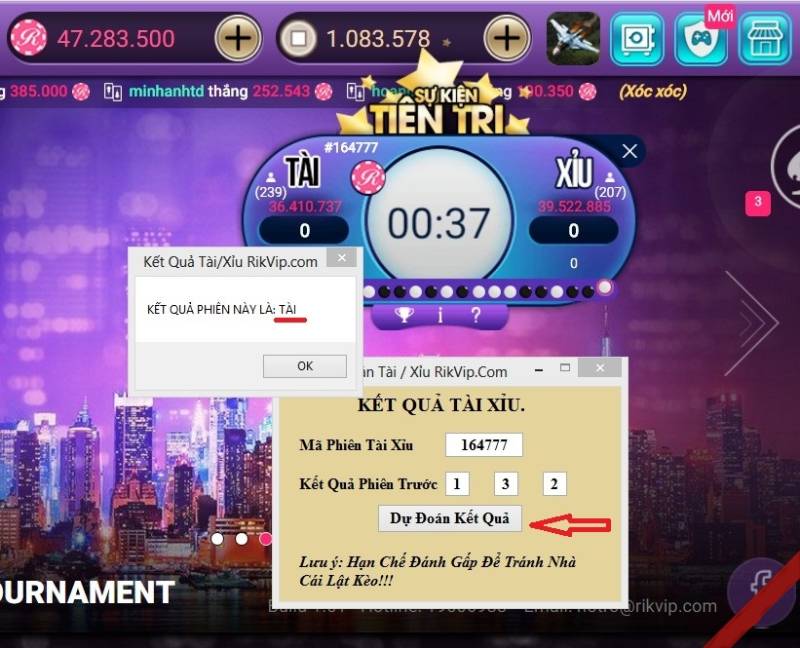 Phần mềm Auto Click tài xỉu PC
